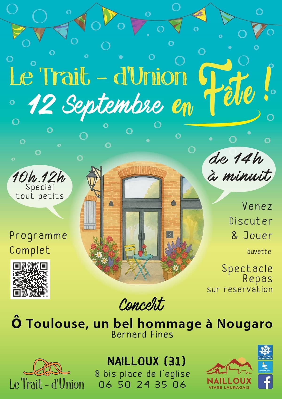 Illustration de l'événement : LE TRAIT - D'UNION EN FÊTE