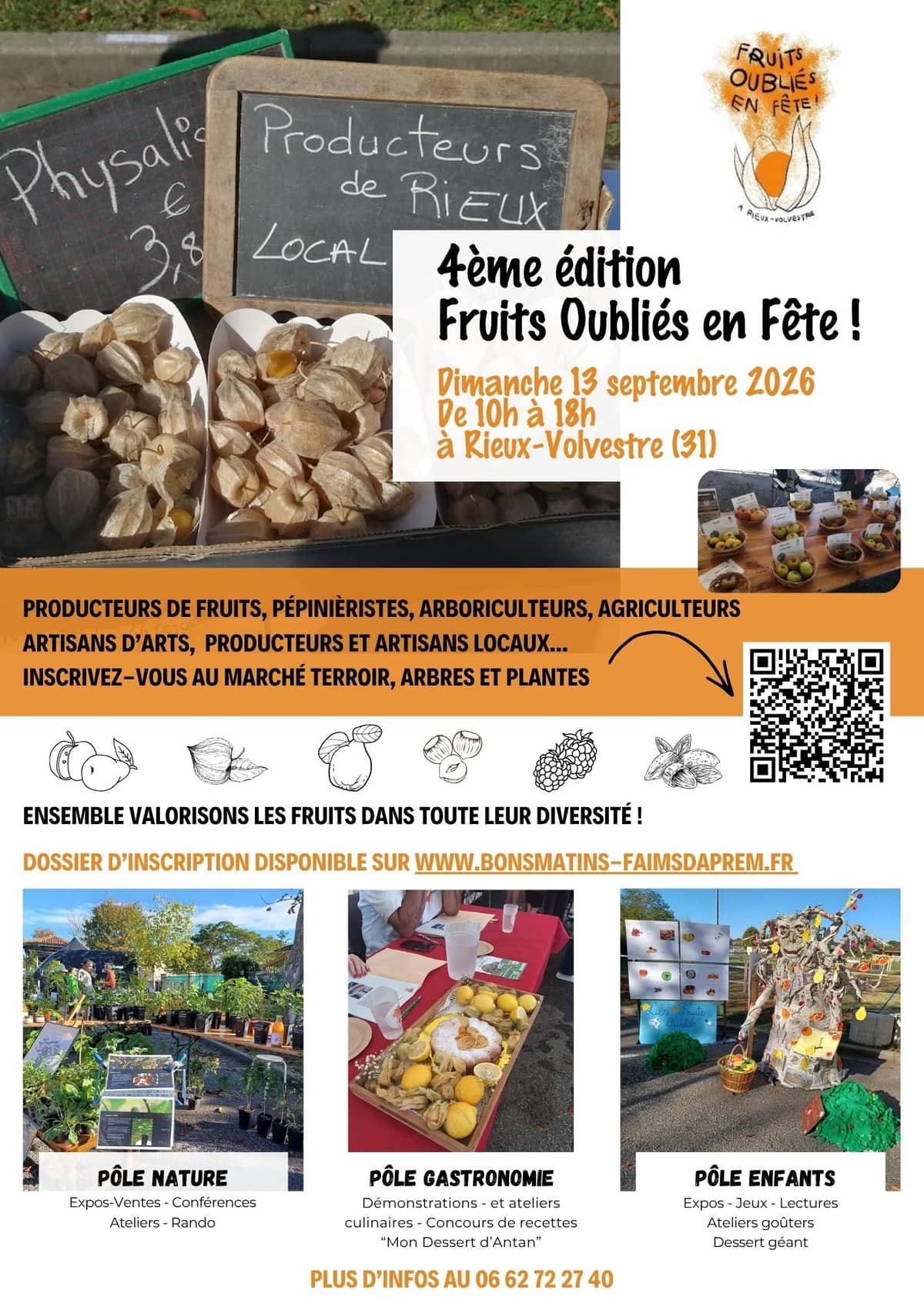 Illustration de l'événement : 4ÈME ÉDITION DES FRUITS OUBLIÉS EN FÊTE