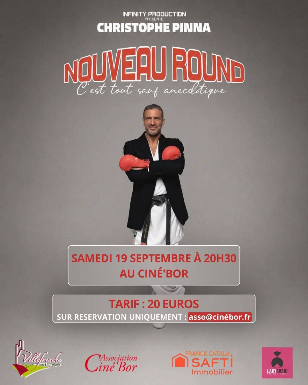 Illustration de l'événement : CHRISTOPHE PINNA : NOUVEAU ROUND