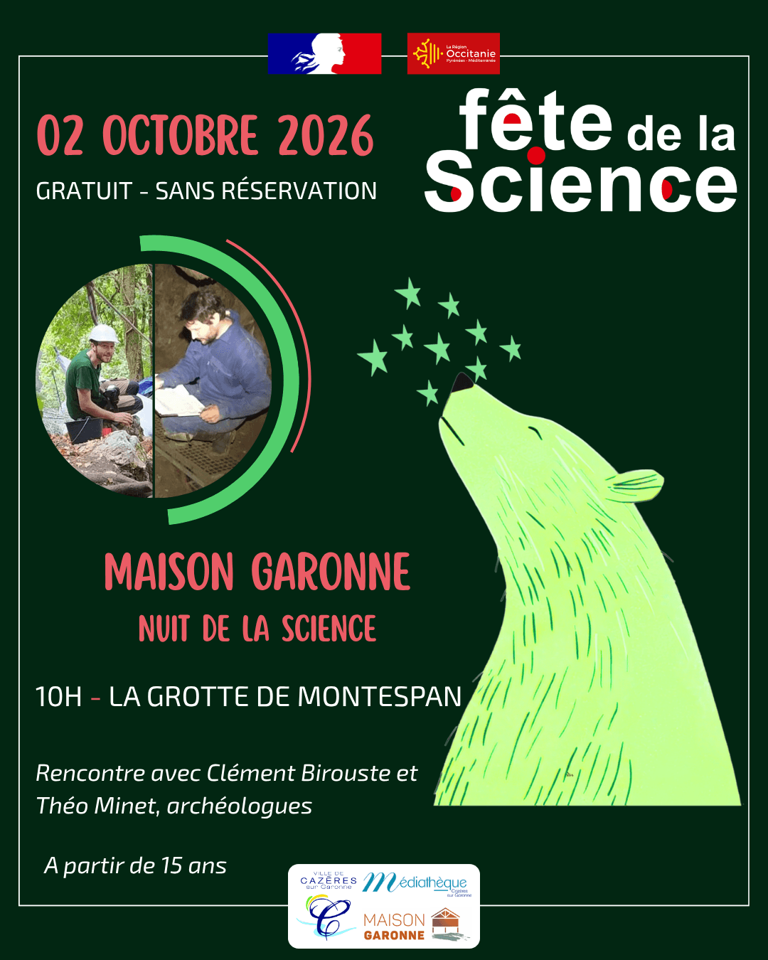 Illustration de l'événement : NUIT DE LA SCIENCE : LA GROTTE DE MONTESPAN