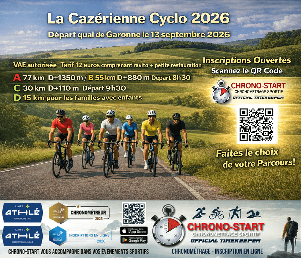 Illustration de l'événement : LA CAZERIENNE CYCLO
