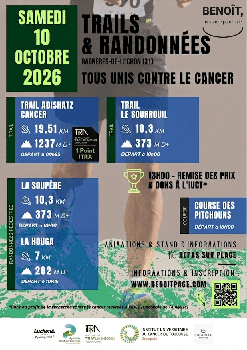 Illustration de l'événement : TRAIL & RANDONNÉES "TOUS UNIS CONTRE LE CANCER"