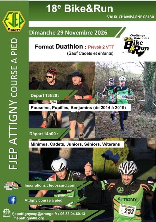 Illustration de l'événement : Bike and run de Vaux Champagne