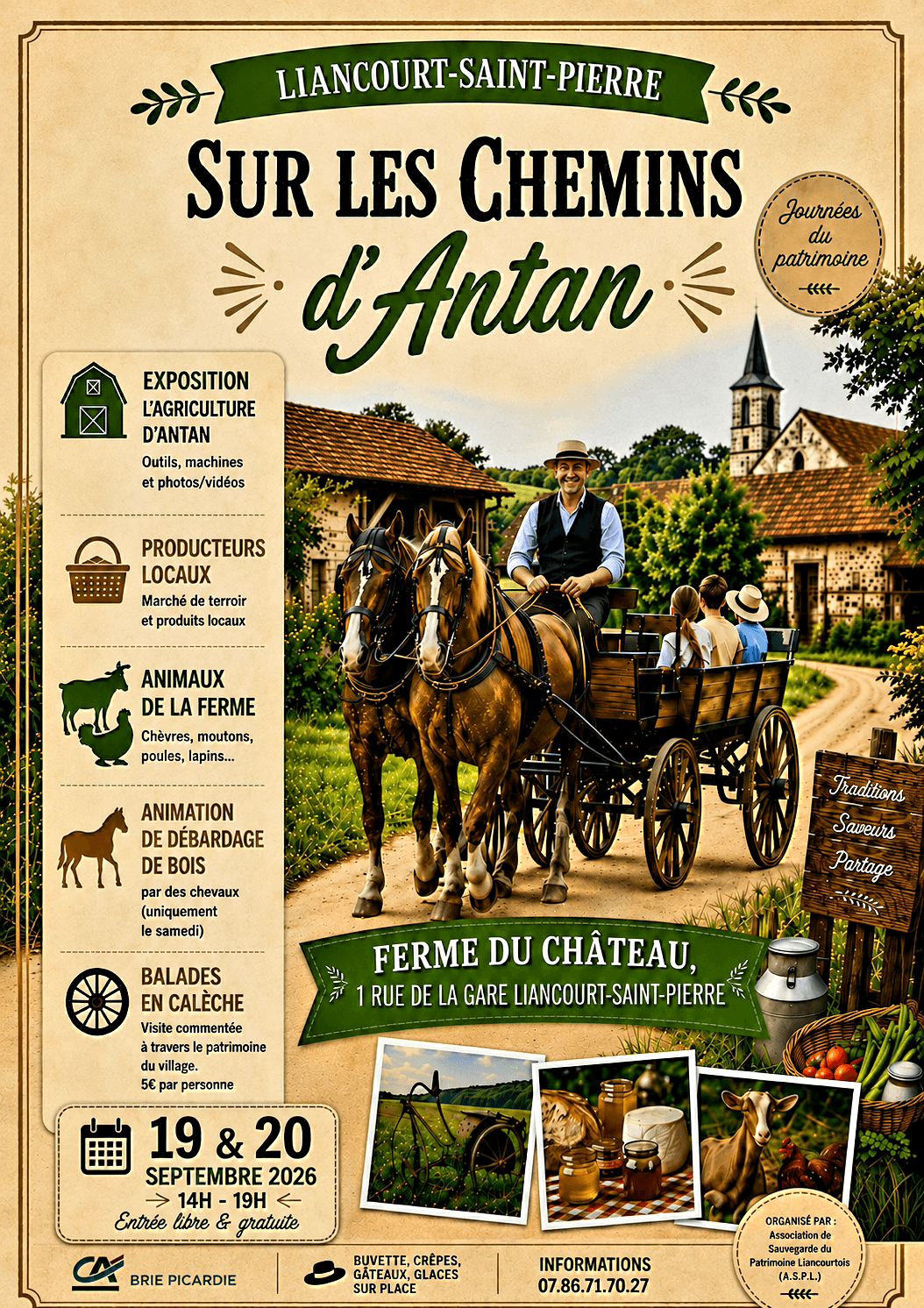 Illustration de l'événement : Sur les Chemins d'Antan