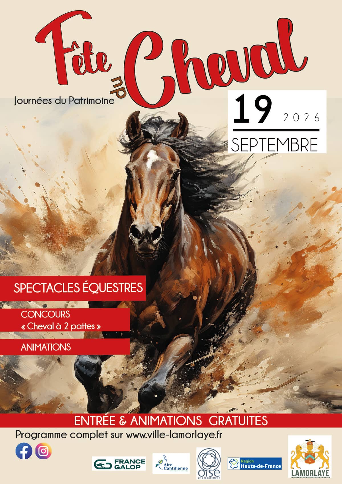 Illustration de l'événement : Fête du cheval de Lamorlaye
