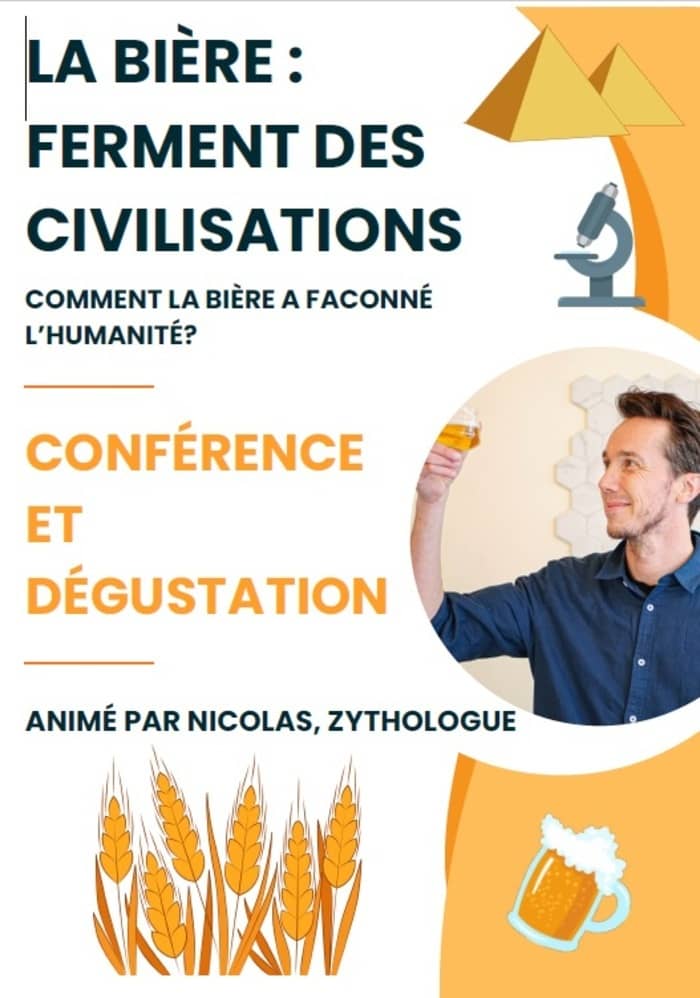 Illustration de l'événement : La bière ferment des civilisations, conférence interactive