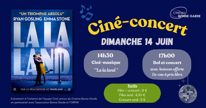 Illustration de l'événement : Ciné-concert "LA LA LAND"
