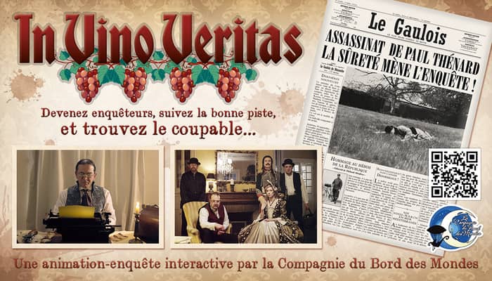 Illustration de l'événement : In Vino Veritas, jeu immersif à la Maison de Fer