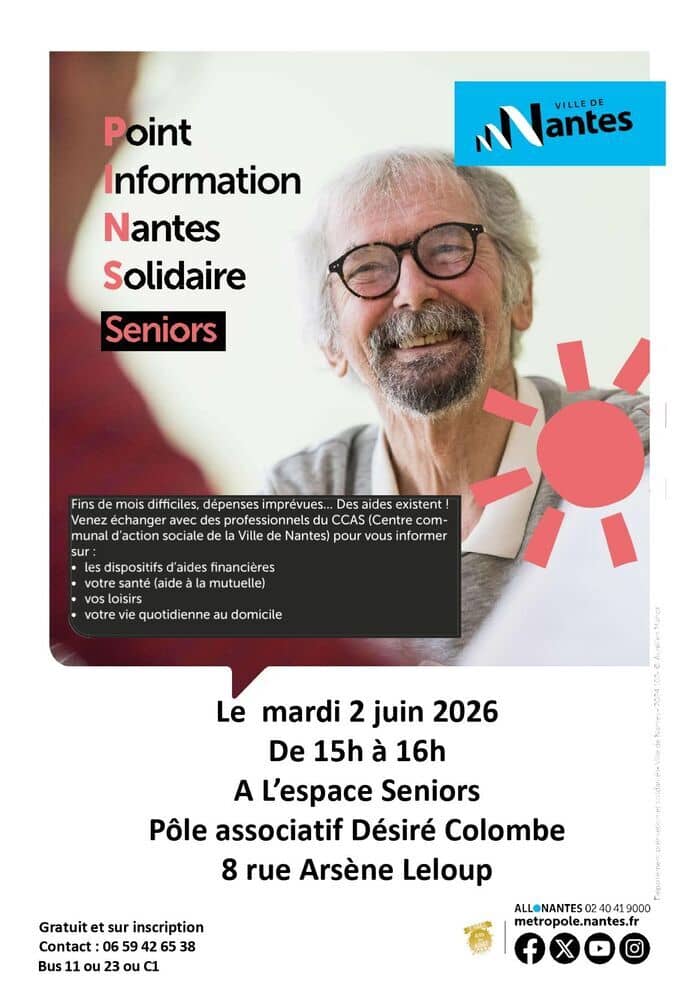 Illustration de l'événement : Point information Nantes Solidaire Seniors