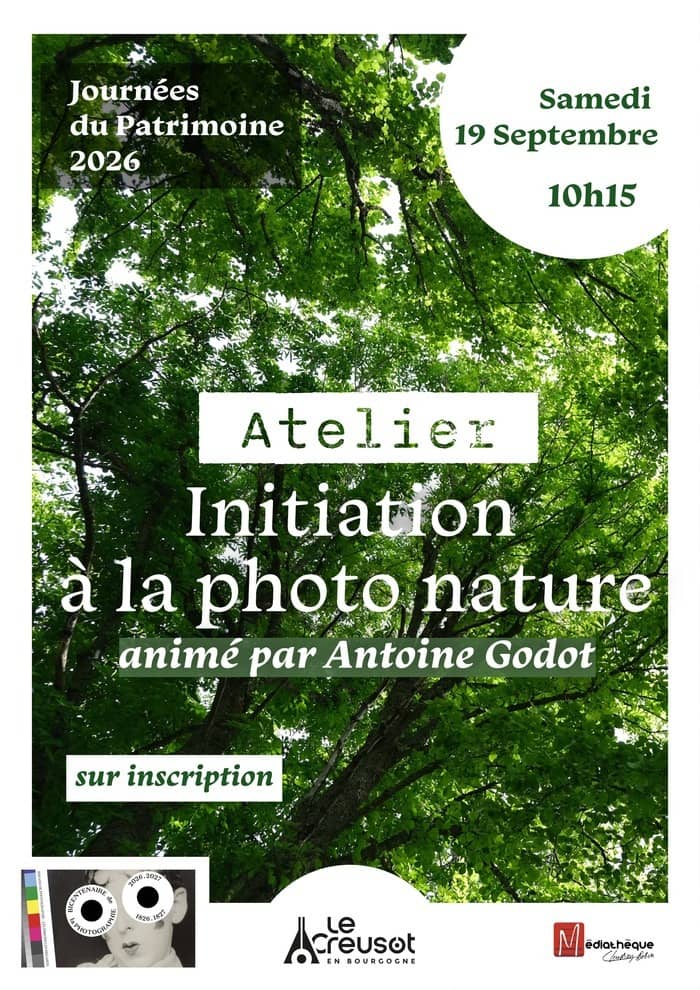 Illustration de l'événement : Atelier d'initiation à la photo