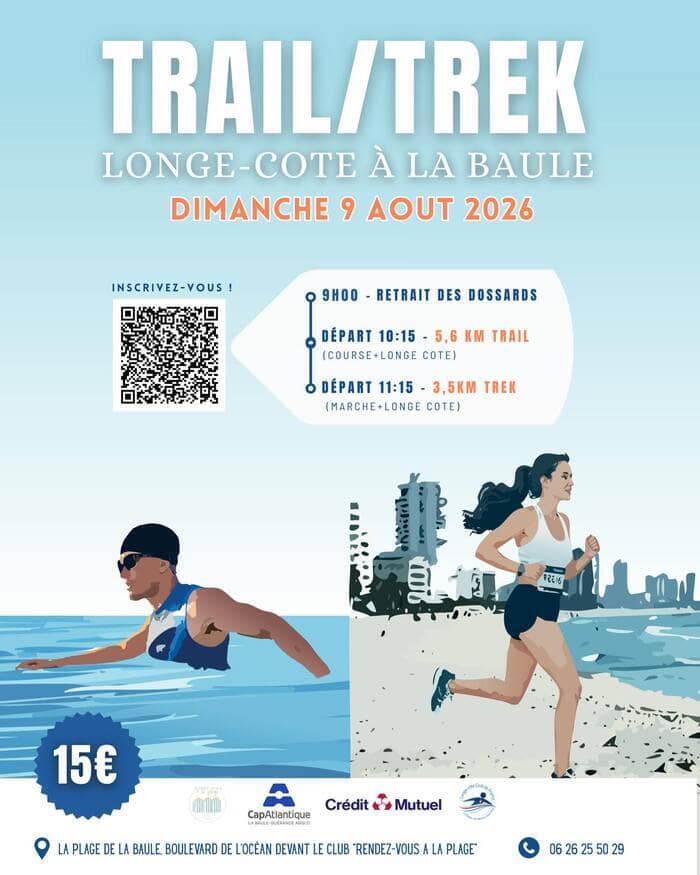 Illustration de l'événement : Trail / Trek - Longe-Côte 9 août 2026