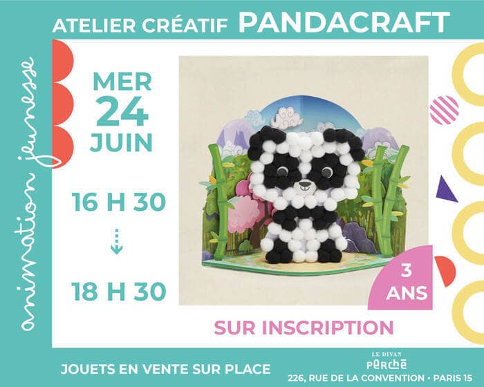 Illustration de l'événement : Atelier créatif Pandacraft