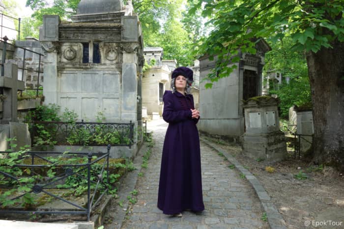 Illustration de l'événement : Visite insolite le cimetière du père Lachaise conté par la Grande Sibylle