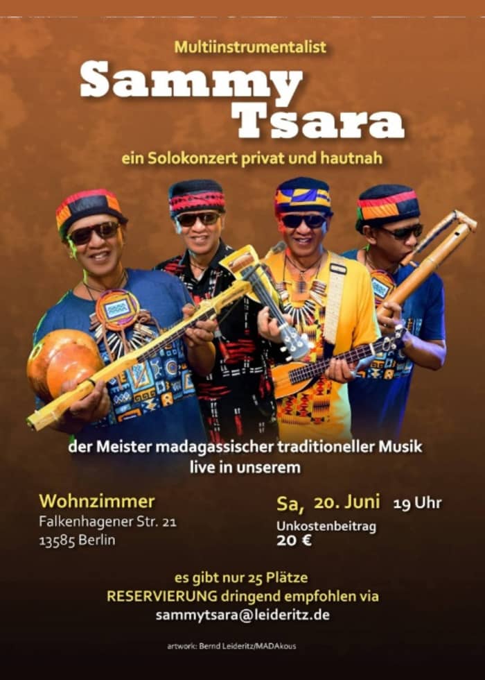 Illustration de l'événement : SAMMY TSARA à Berlin (Allemagne)