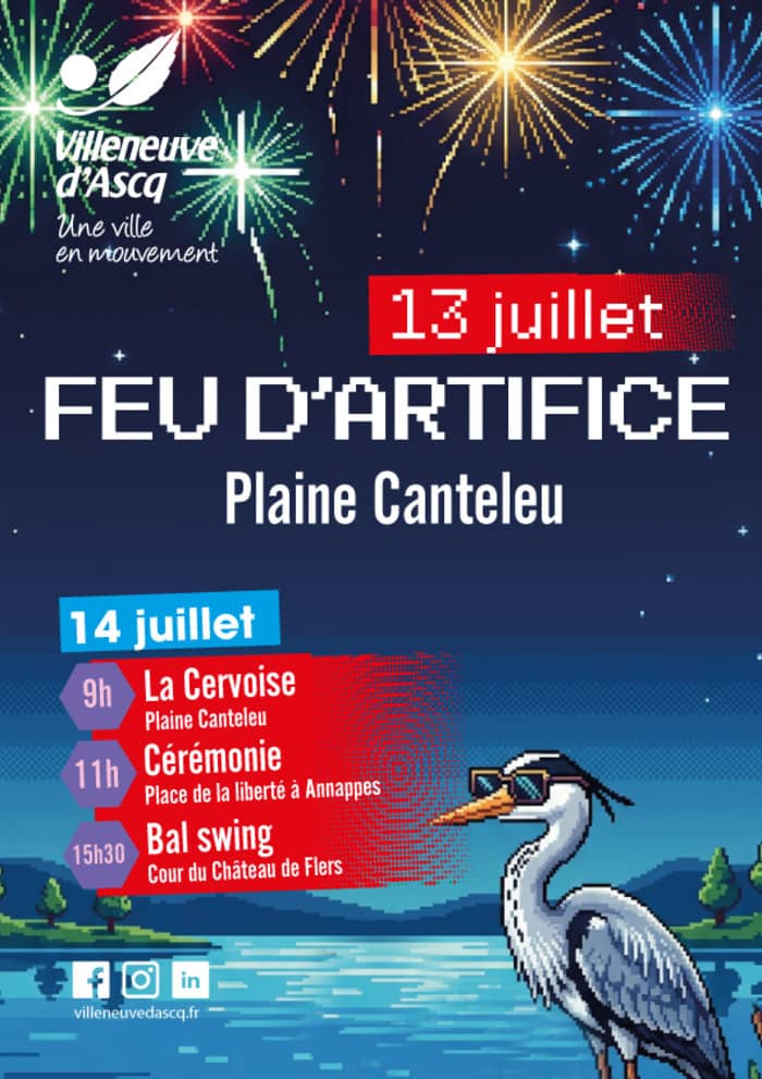 Illustration de l'événement : Fête nationale - Feu d'artifice