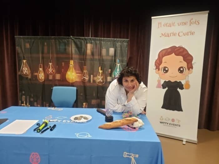 Illustration de l'événement : Conte-atelier « Il était une fois Marie Curie »