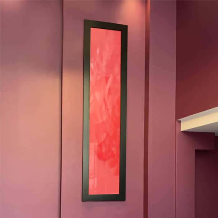 Illustration de l'événement : Deux œuvres de trois mètres de haut rose renoncule signées Guillaume Bottazzi
