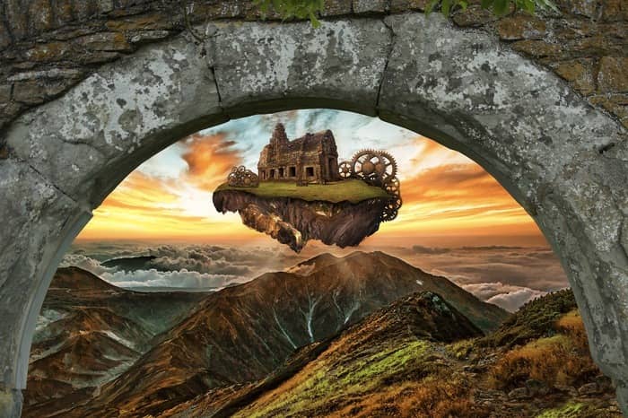 Illustration de l'événement : Modélisation 3D : Un château volant