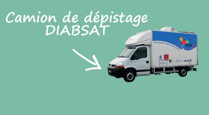 Illustration de l'événement : Venue du camion de dépistage DIABSAT