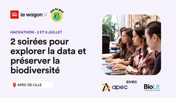 Illustration de l'événement : 2 soirées pour explorer la data pour préserver la biodiversité