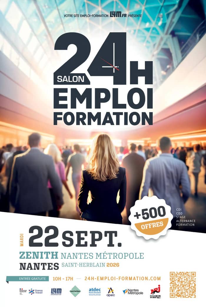 Illustration de l'événement : Salon 24 heures pour l’emploi et la formation