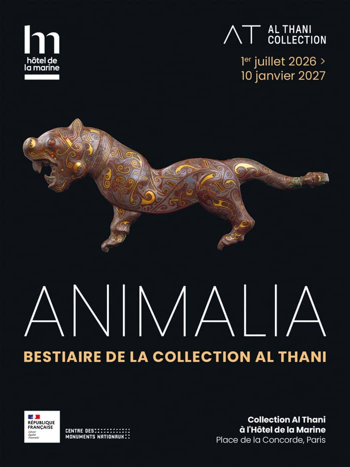 Illustration de l'événement : Visite de l'exposition "Animalia" Bestiaire de la "Collection Al Thani" à l'Hôtel de la Marine