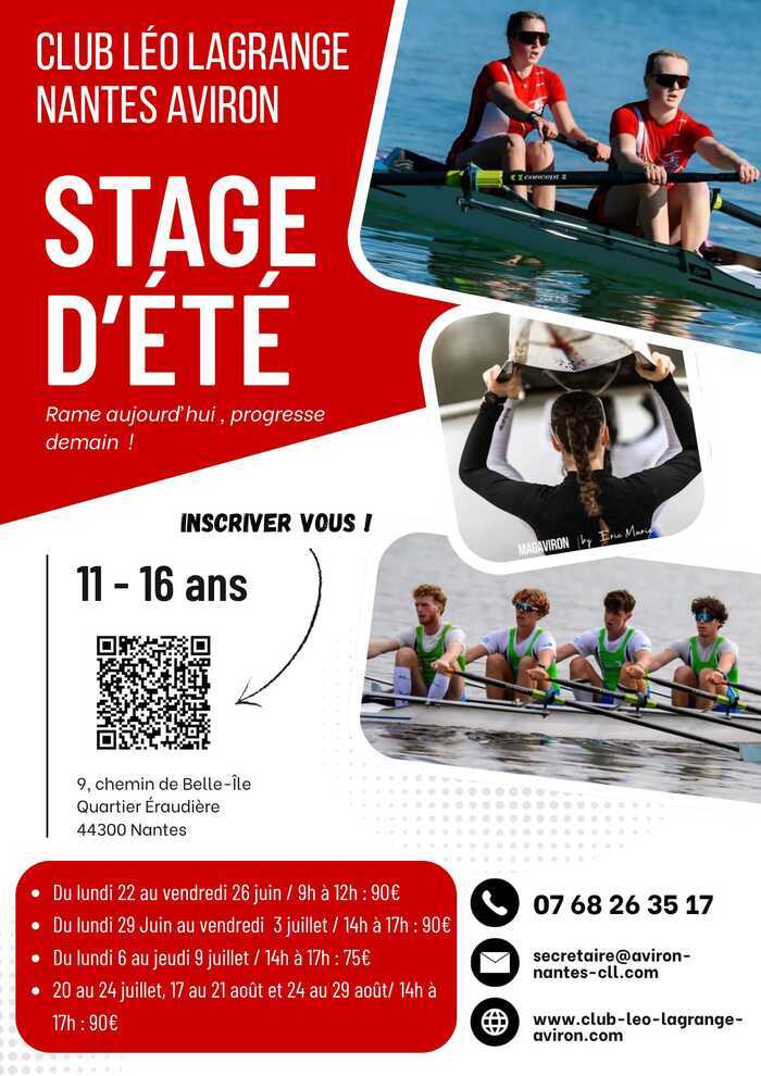 Illustration de l'événement : Stage d'été Aviron 2026 11-16 ans