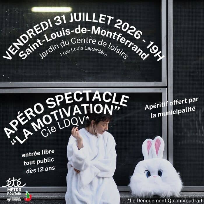 Illustration de l'événement : Apéro spectacle "La Motivation" par la Cie LDQV*
