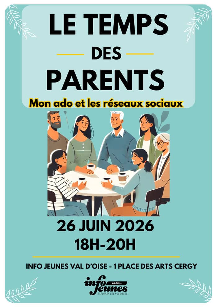Illustration de l'événement : Temps des parents - Mon ado et les réseaux sociaux - 26 juin 2026