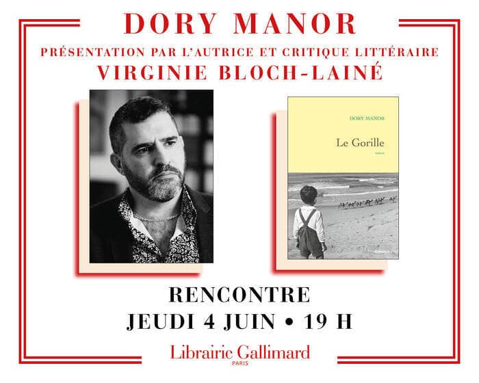 Illustration de l'événement : L'auteur Dory Manor présente « Le Gorille » avec la complicité de Virginie Bloch-Lainé