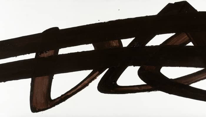 Illustration de l'événement : L'œuvre du jour : Pierre Soulages, Peinture 130x349 cm, 12 janvier 1974