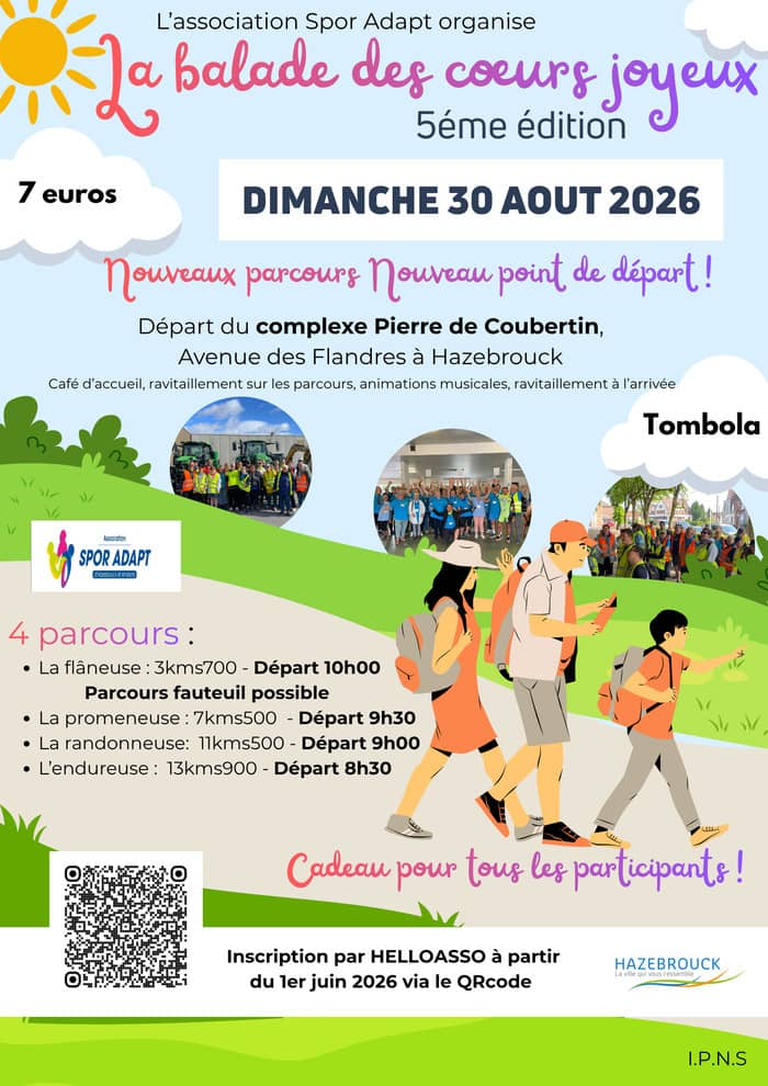 Illustration de l'événement : Balade des coeurs joyeux 5ème édition
