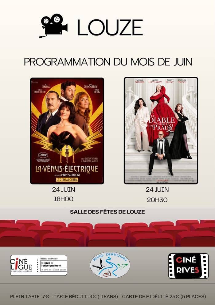 Illustration de l'événement : Cinéma itinérant à LOUZE (salle des fêtes)
