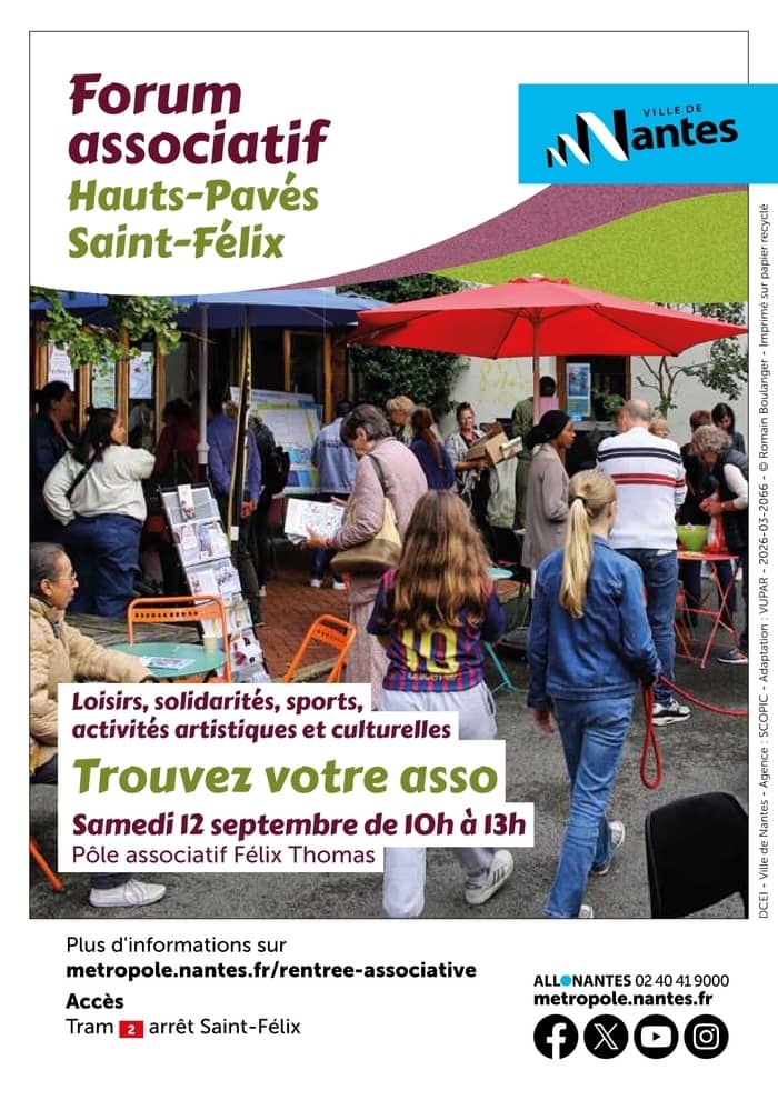 Illustration de l'événement : Forum des associations du quartier Hauts-Pavés–Saint-Félix