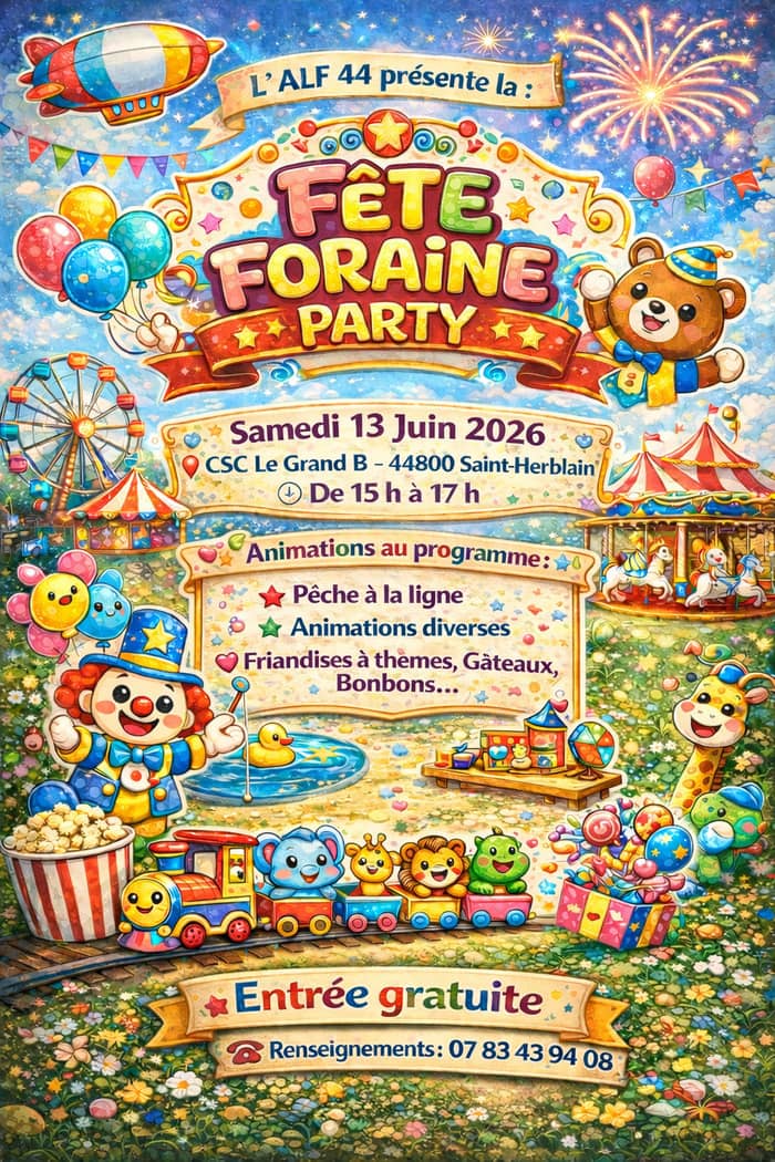 Illustration de l'événement : Fête Foraine Party