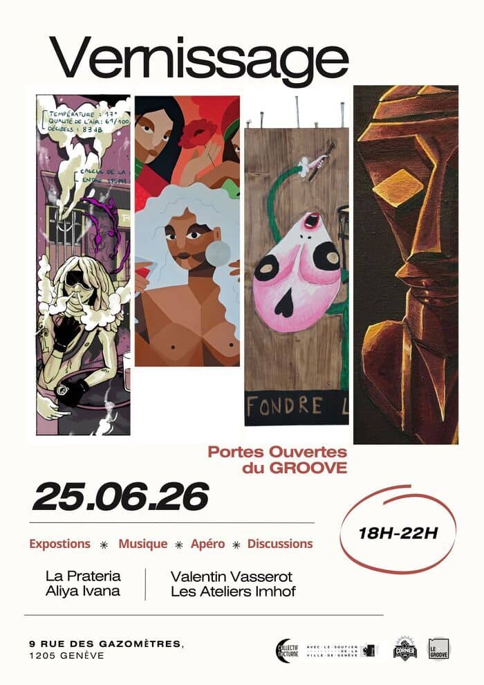 Illustration de l'événement : Vernissage x Portes Ouvertes du Groove