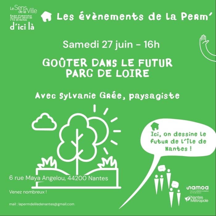 Illustration de l'événement : Goûter comme dans le futur Parc de Loire avec sa paysagiste