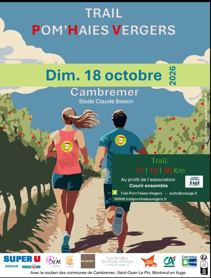 Illustration de l'événement : Trail Pom'Haies Vergers