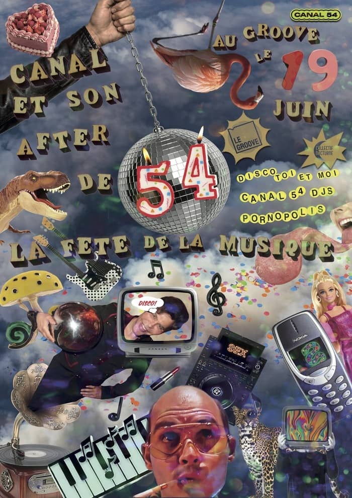 Illustration de l'événement : CANAL 54 ET SON AFTER DE LA FETE DE LA MUSIQUE