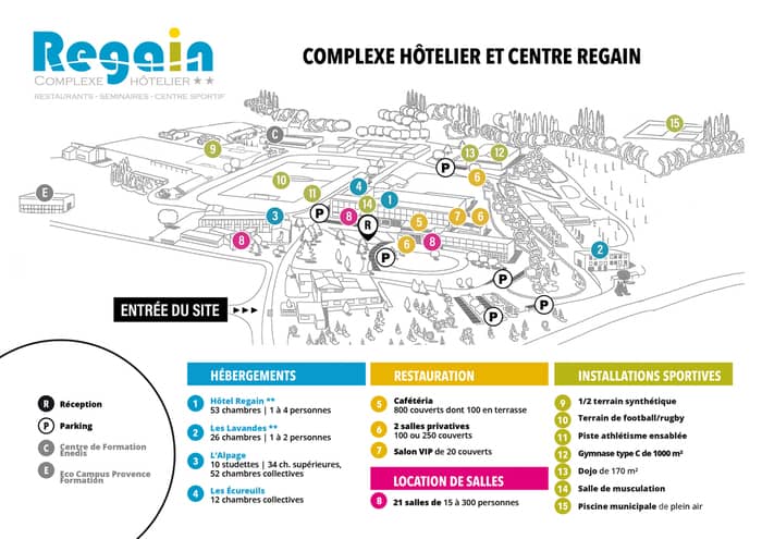 Illustration de l'événement : Complexe Hôtelier et Centre Regain
