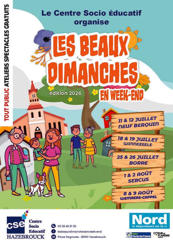 Illustration de l'événement : LES BEAUX DIMANCHES EN WEEK-END 2026