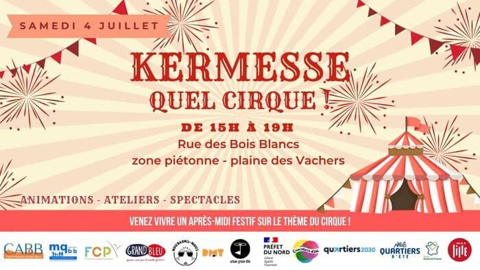 Illustration de l'événement : Kermesse " QUEL CIRQUE ! "