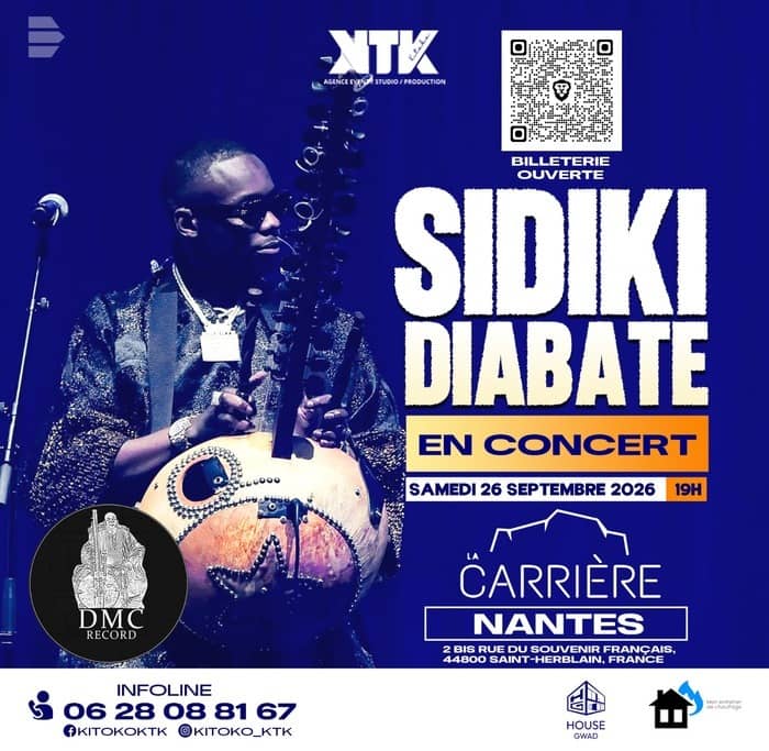 Illustration de l'événement : Concert exceptionnel de Sidiki Diabaté