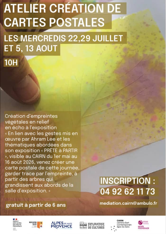 Illustration de l'événement : Atelier création de cartes postales