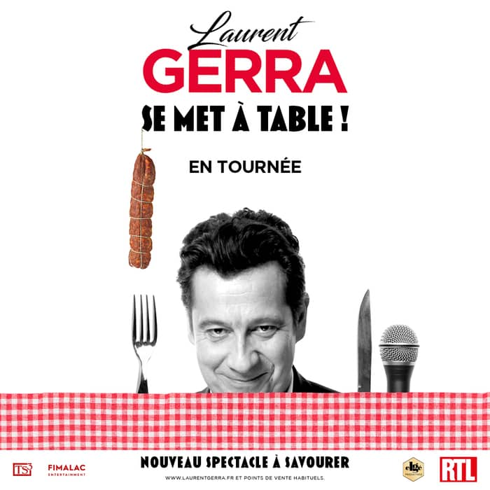 Illustration de l'événement : Laurent Gerra "se met à table"