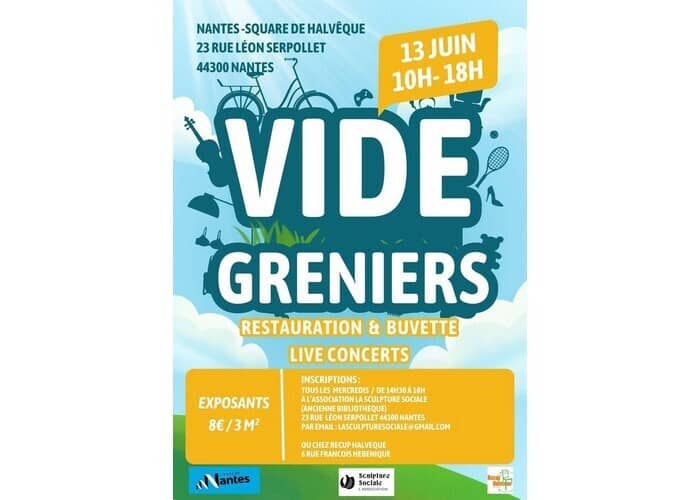 Illustration de l'événement : Vide-grenier vs Fête de Quartier à la Halvêque