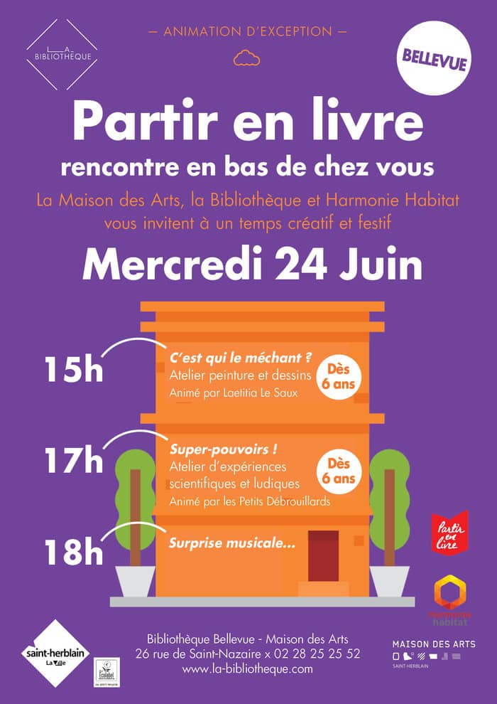 Illustration de l'événement : Partir en livre
