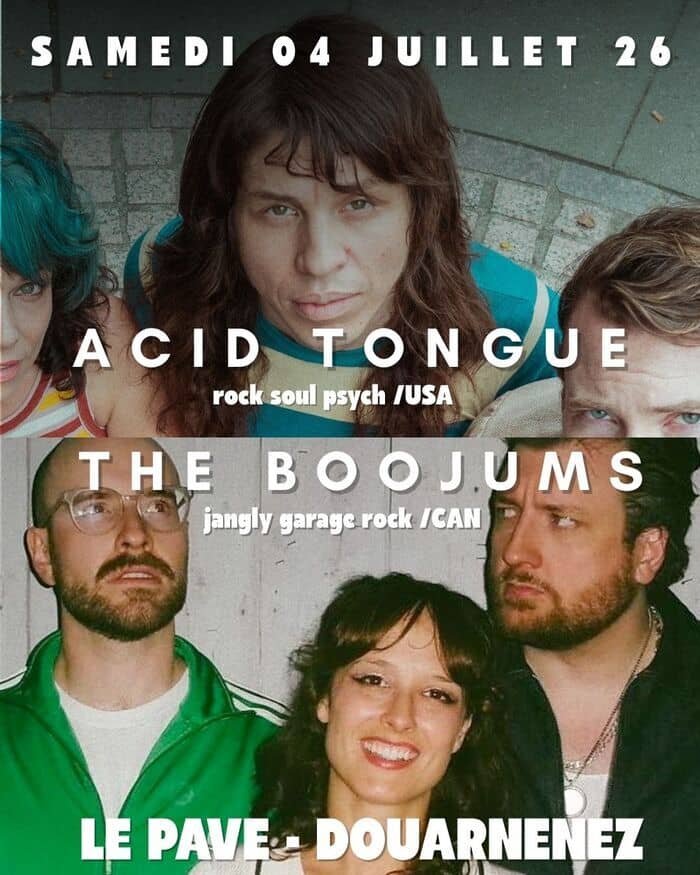 Illustration de l'événement : ACID TONGUE & THE BOOJUMS