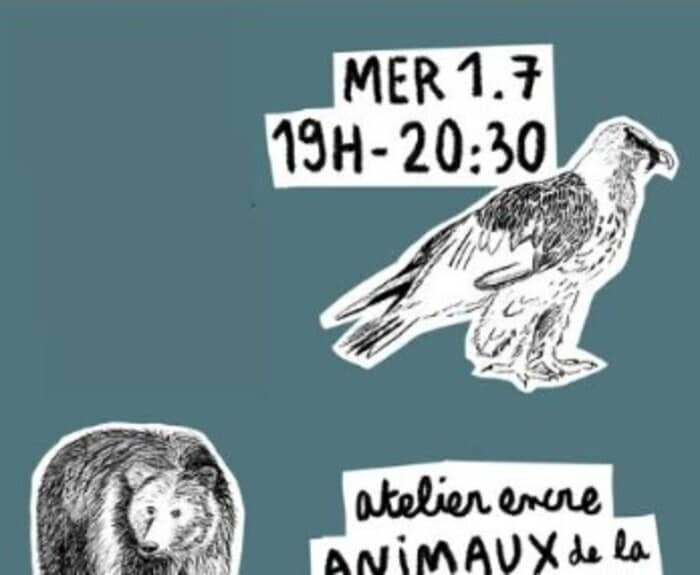 Illustration de l'événement : Atelier encre/animaux