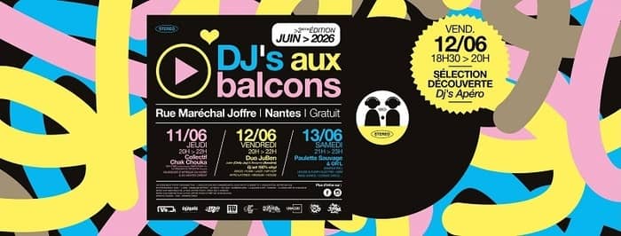 Illustration de l'événement : DJ's aux balcons 2026